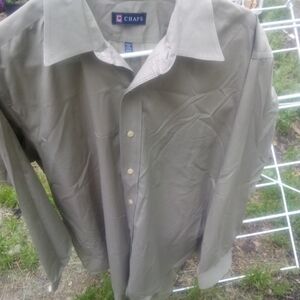 Chaps button up long sleeve shirt